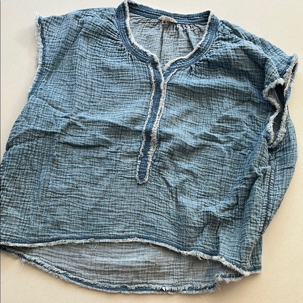 Aerie chambray top